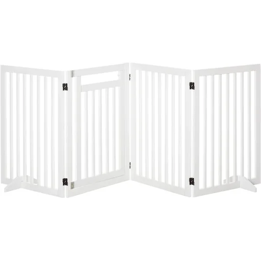 "White dog barrier image"