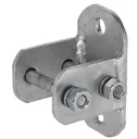 Wall and floor mount for pasture panels