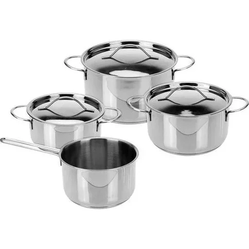 "7-piece cookware set - with glass lids image"