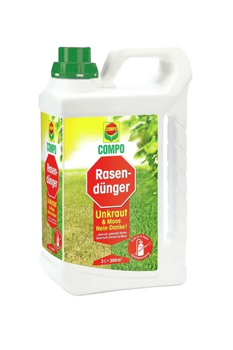 "Lawn fertilizer, against weeds and moss, 3 liters image"