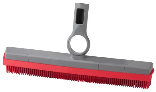 "Rubber broom attachment with squeegee image"