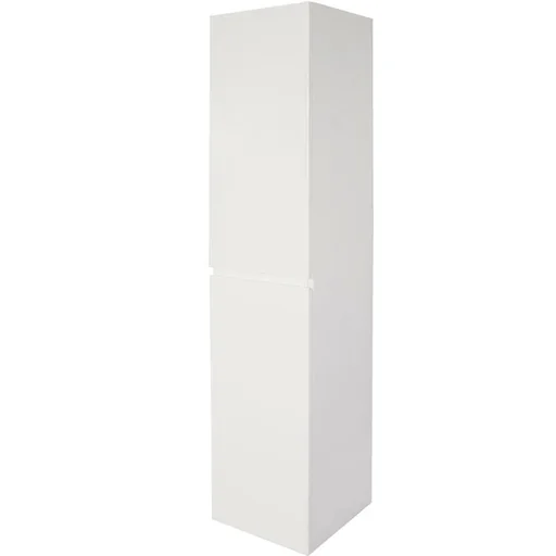 "Concept Bath Tall Cabinet Left White FSC image"