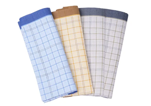 "Handkerchiefs, 41 x 41 cm, pack of 4, 1 design in 3 colors image"