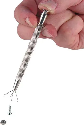 "Spring-arm tweezers 11.5 cm for watchmakers/ jewelers image"