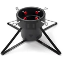 Christmas tree stand - Large - for trees up to 2 meters - 1.8L water reservoir - Black