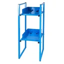 Shelf for 2x 60 liter barrels, without tray