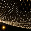 Net light chain warm white 100 LED 120x120cm