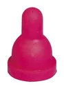 Replacement teat for lamb drinking bucket and 1 liter milk bottle, red