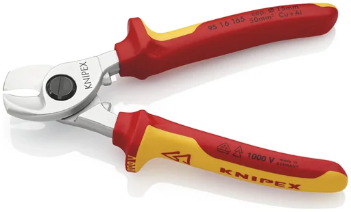 "Insulated cable cutters with multi-component grips 165 mm image"