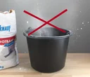 Dust cover with rubber seal for construction bucket