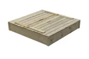 Sandpit Robert made of wood 1200 mm x 1200 mm