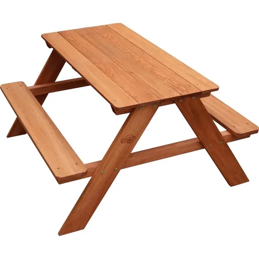 "Dave Picnic Table | Brown | FSC Wood | 89x89x50cm image"