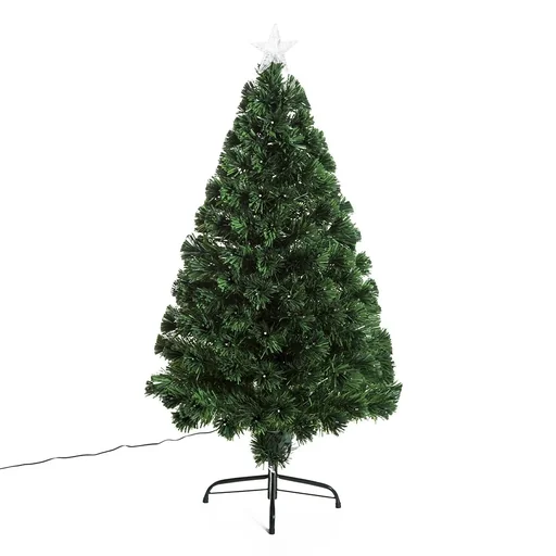 "Christmas tree including metal stand green image"