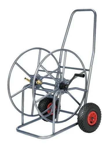 "Professional stainless steel hose reel for 110 m 3/4" hose image"