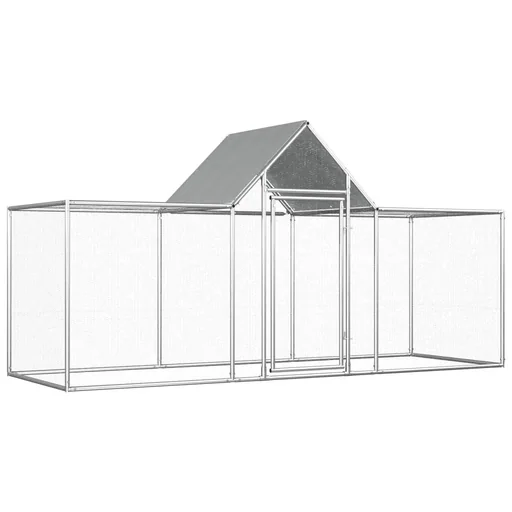 "Chicken coop 3x1x1.5 m galvanized steel image"