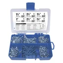 Screw starter set for pocket holes