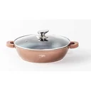 Casserole dish - with lid - 28cm - cast aluminum