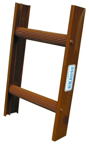 "Chimney sweep ladder, aluminum, brown, 7 rungs, W 33 cm, L 200 cm image"