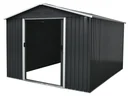 Tool shed Dresden II 108, slate/cream