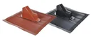Aluminum roof tile for antenna mast with cable routing, red