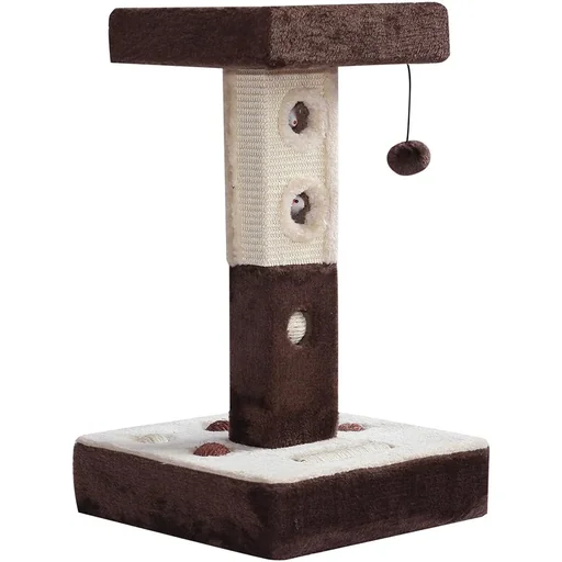 "Scratching post cat tree play tree with ball and roller mice L35 x W35 x H60.5 cm image"