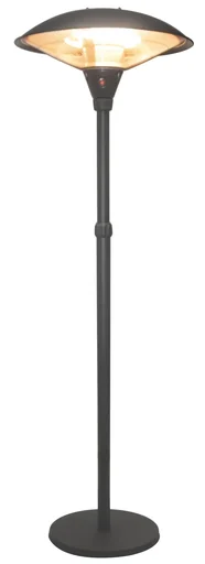 "Patio heater - Electric black heat mushroom with timer function image"