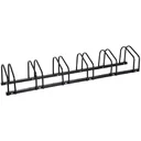 Bicycle stand for 5 bicycles, black