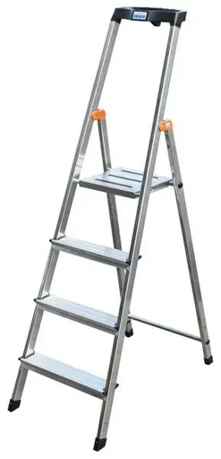 "Aluminium stepladder, 6 steps image"