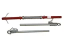 Safety tow bar with strain relief spring - 2 t