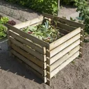 Natural Compost Bin 650 L Wood 6070480