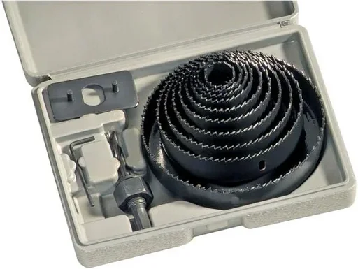 "High-performance hole saw set 12-piece image"