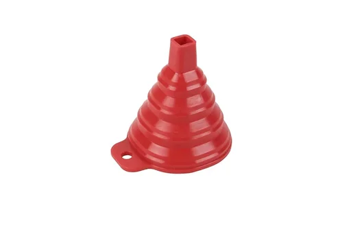 "Foldable silicone funnel image"