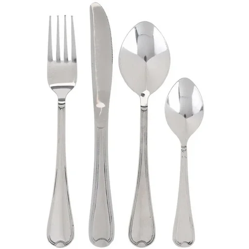 "NL Cutlery Set Classic - 16 pieces - Silver image"