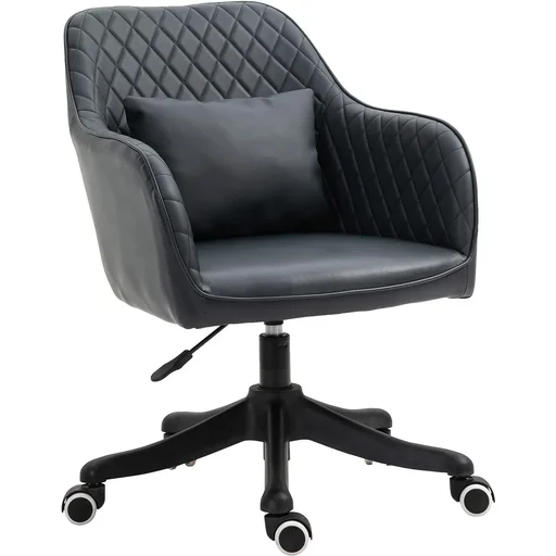 "Massage office chair desk chair computer chair swivel chair work chair with vibration function armrests height adjustable image"