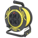 PVC cable reel - 40 m - 3G1.5 - 4 sockets