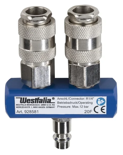 "Pressure distributor quick connection 2-way image"