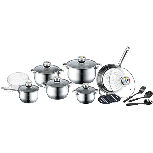 "Herenthal 18-piece pot set - marble coating image"