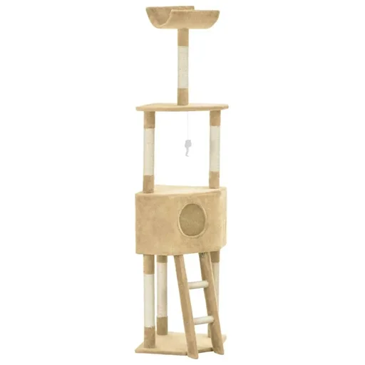 "Cat scratching post with sisal scratchers image"
