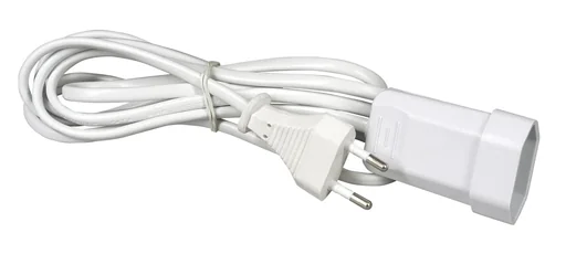 "Extension cable with Euro plug and coupling - 3 meters image"