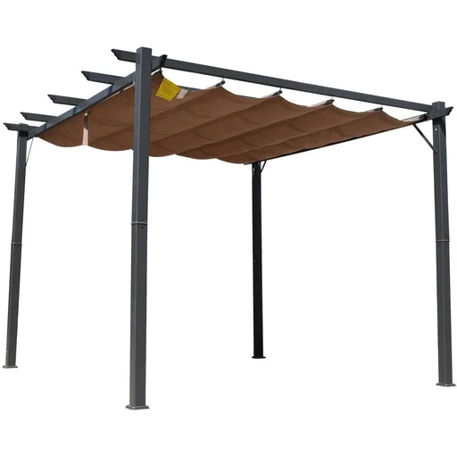 "Pergola with sliding roof image"