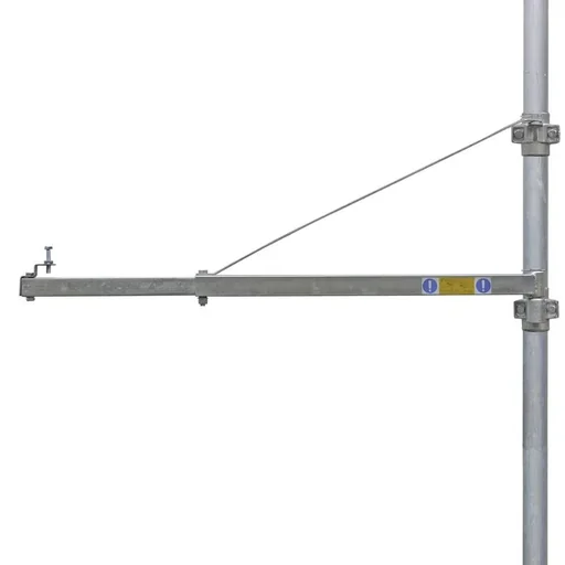 "Swivel boom arm SA-600, guying via tension support for electric construction cable winch BW, max. load capacity 600 kg, length 0.75 m image"
