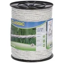Classic fence wire, 6 mm white, 200 m, 6 x 0.40 mm stainless steel