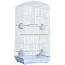 Bird cage aviary metal, white