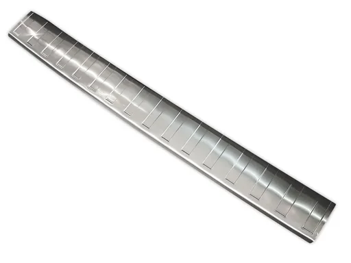 "Stainless steel loading sill protection, Renault TRAFIC , 2014-2019, 2019> Original equipment manufacturer quality with soft, deburred edge image"