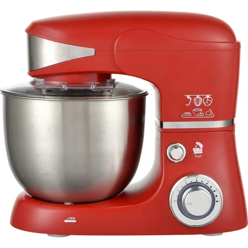 "Food Processor - 5.5 Liters - 1600 Watts - 3 Speeds and Pulse Mode - Red image"