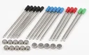 Battery and refill replacement set, 30 pieces, for LED ballpoint pen set 836154