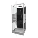 Complete shower prefabricated shower 90 x 90 x 225 cm