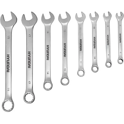 "8-piece ring spanner set 8-19mm image"