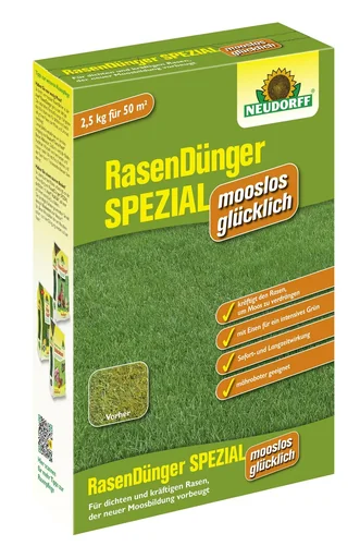 "Lawn fertilizer special "mossless happy" - 2.5 kg image"