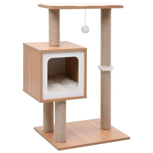 "Cat scratching post with sisal scratching mat 8 image"